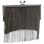 Jessica McClintock Metal Fringe Clutch