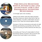 The Online Business Setup, Inner Game, Accounting for Cake Decorating Supplies Businesses by J Bowman J Orr