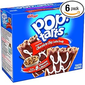 Pop-Tarts, Frosted Chocolate Chip Cookie Dough, 12-Count Tarts (Pack of 6)