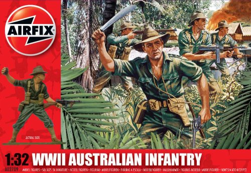 Imagen principal de Airfix - WWII Australian Infantry, set de figuras (Hornby A02709)