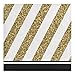 Creative Converting 317535 16 Count Black/Gold Paper Beverage Napkins, Any, Multicolor