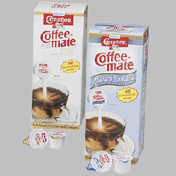 NES35180 Single-Serving Creamer, Hazelnut, .38 Oz, 50/BX