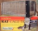 Rat cage trap