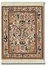 Lextra Dusty-Gold Ancient Oriental MouseRug, 10.25 x 7.125 Inches, Gold, Blue and Ivo...
