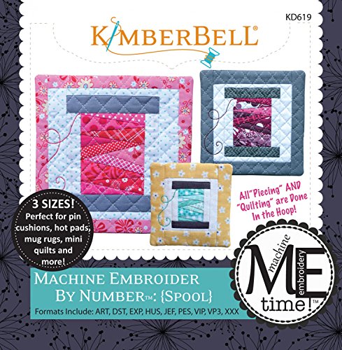 Kimberbell Designs Machine Embroider by Number Spool with Embroidery CD KD619