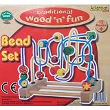 Traditional Large Wooden Fun Bead Set