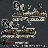 Turkey 4x4 Truck Sticker Decal Gobbler Hunting Camouflage Camo