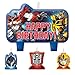 Amscan Mighty Transformers Birthday Party Molded Character Candle Decoration Set, Pack of 4, Blue, 3