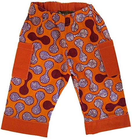 Baby and Toddler Pocket Pants Tomato Red - Certified Fair Trade (18 to 24 Months)