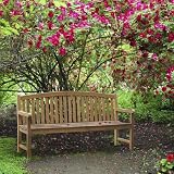Jati Teak Curved Back Garden Bench 1.8m