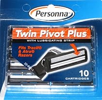 50 Personna Twin PIVOT Plus Cartridges with Lubricating Strip for Gillette Atra Razors
From Personna
