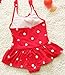 DQdq Baby Girls One Piece Swimsuits Beach Wear with Headband