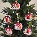 Festive Season 6pk 80mm Shatterproof 