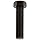 Metric Black Nylon 6/6 Hex Cap Screw, USA Made, M2.5 - 0.45, 25 mm Length, Fully Threaded (Pack of 100)