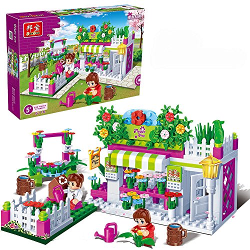 Lego for Sale Banbao Building Block Charm City Flower Shop Friends Girl Toy 6116 252pcs
