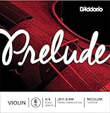 D'Addario Prelude Violin Single E String, 4/4 Scale, Medium Tension