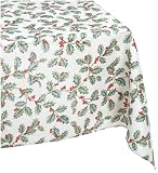 Lenox Golden Holiday 60-inch by 104-inch Oblong / Rectangle Tablecloth