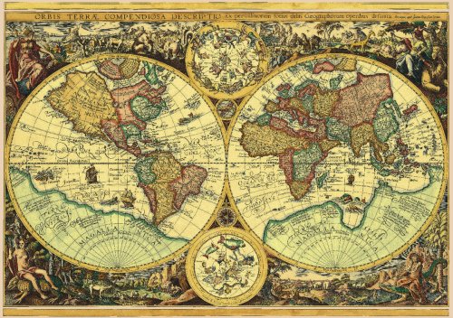Childrens Toyshop  Spielwaren : Schmidt Spiele 57086 - Historische Weltkarte, 1000 Teile (Puzzle)