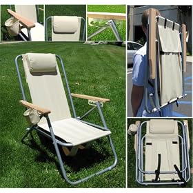 New Folding Backpack Beach Chair Camping Hiking Chair Portable Design