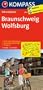 Braunschweig - Wolfsburg 1 : 70 000: Fahrradkarte. GPS-genau