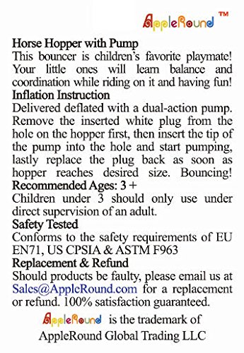 Blue-Horse-Hopper-Pump-Included-Inflatable-Space-Hopper-Jumping-Horse-Ride-on-Bouncy-Animal