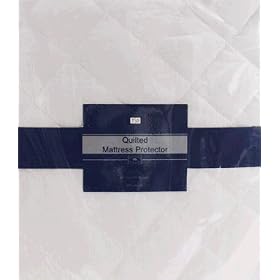 Quilted Polycotton 4 Foot Mattress Protector
