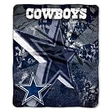 NFL 50-Inch-by-60-Inch Micro Raschel Plush Throw "Grunge" Design
