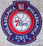 NBA PHILADELPHIA 76ers Team Logo Crest Embroidered PATCH