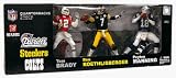 McFarlane Toys NFL Sports Picks Exclusive Elite Club Quarterbacks Action Figure 3-Pack (Tom Brady, Ben Roethlisberger and Peyton Manning)