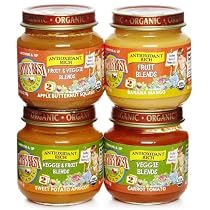 Earth's Best Organic 2nd Antioxidant Variety Pack, 4 Ounce Jars (Pack of 12)
