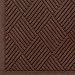 Andersen 221 Dark Brown Polypropylene WaterHog Fashion Diamond Entrance Mat, 3' Length x 2' Width, For Indoor/Outdoor