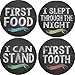 Chalkboard Milestone Baby Bodysuit Stickers for Firsts