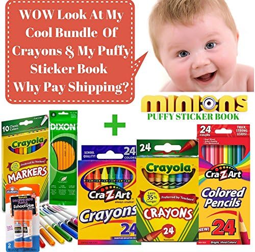 Crayola Crayons Pack For Kids Crayons And Markers + A Bundle