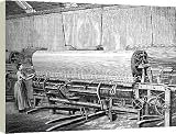 Box Canvas Print of Net loom in the Stuarts factory, c1880 from Heritage-Images
