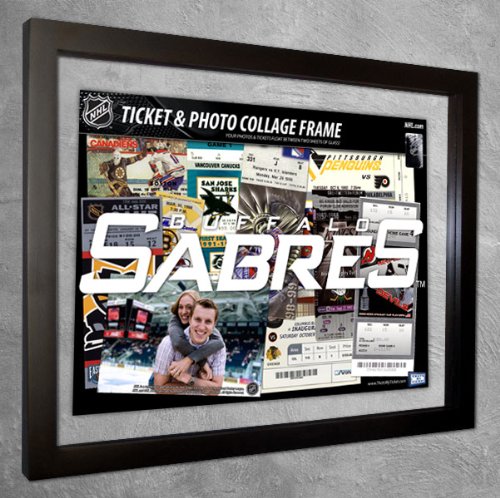 Buffalo Sabres Ticket & Photo Collage Frame (w Team Name)