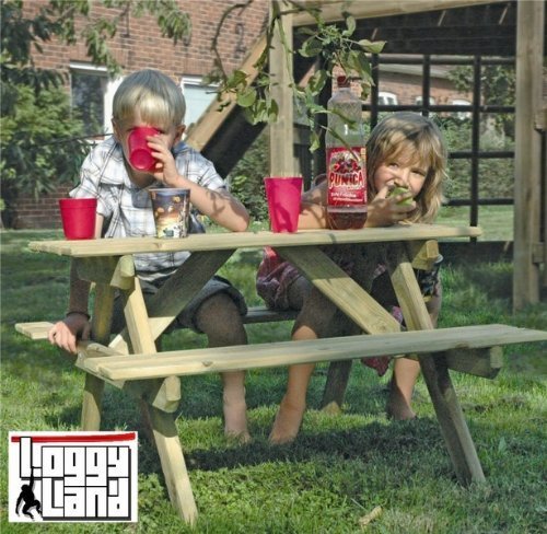 Imagen principal de LoggyLand 9190 - Mesa de picnic para niños