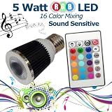 Platinum Music LED Color Changer E27 Lamp With Wireless Remote