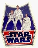 Star Wars - Retro Badge Style Logo (Drawn) - Sticker / Decal