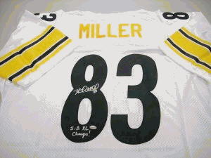 Heath Miller Pittsburgh Steelers NFL Autographed Authentic White Jersey