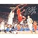 NCAA Jonny Flynn Syracuse Layup Vs UConn Horizontal Autographed 8-by-10-Inch Photograph