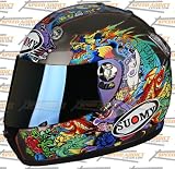 2010 Suomy Vandal Tattoo Flash Full Face Helmet