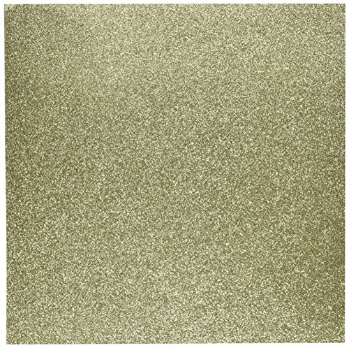 American crafts glitter cardstock, 12 by 12-inch, gold …