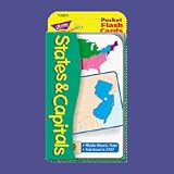 Pocket Flash Cards,2 SD.,States/Capitals,56/Pack,3 1/4"x5 1/4" (TEIT23014)