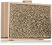 Yuenjoy Women's Bling Shiny Glitter Square Clip Clasp Evening Clutch Crossbody Bag Purse
