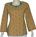 Kurtis Womens Shirts Tops Spring Summer Clothes Hand Embroidery Size M (tsht066)