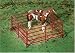 Metal Livestock Corral - Red