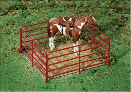 Detail image Breyer Metal Livestock Corral - Red
