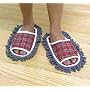 Jobar Deluxe Blue Dust Mop Slippers