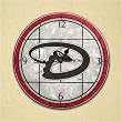 Arizona Diamondbacks 12in Art Glass Clock MLB Baseball Fan Shop Sports Team Merchandise