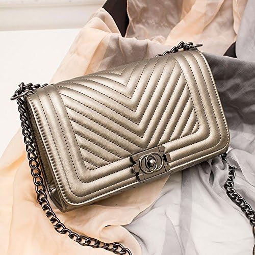 MISASHA Coco Inspired CC05 Multipurpose Gold Beige Leather Le Boy Original Case Bag